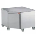 Meuble inox d'angle