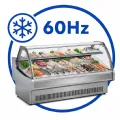 Vitrine réfrigérée poissonnerie 60Hz Vitrine réfrigérée poissonnerie 60Hz