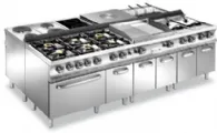 Ligne de cuisson professionnelle