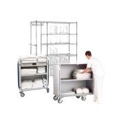 Chariot de distribution du linge propre