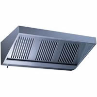 Hotte professionnelle murale sans moteur