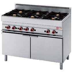 Fourneau professionnel DIAMOND profondeur 650