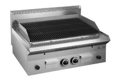 Grill charcoal pierres de lave MBM profondeur 650