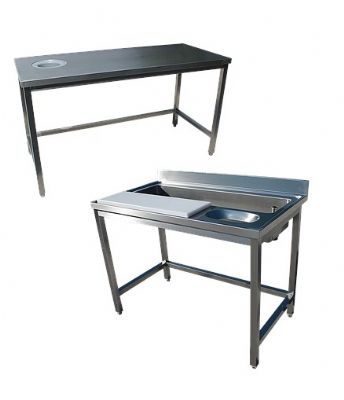 Table de travail et de prparation inox