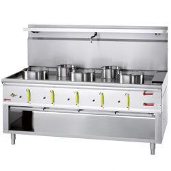 Fourneau wok professionnel