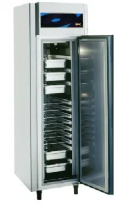 Frigo professionnel inox 1 porte GN1/1 ngative dmontable ODIC 551GEL5.8R7