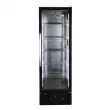 Armoire  boisson 1 porte vitre 293 Litres noire COMBISTEEL