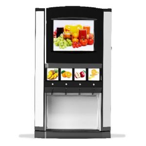 Distributeur de jus de fruits - cran rtroclair - 4 parfums SPM - 4JUICES