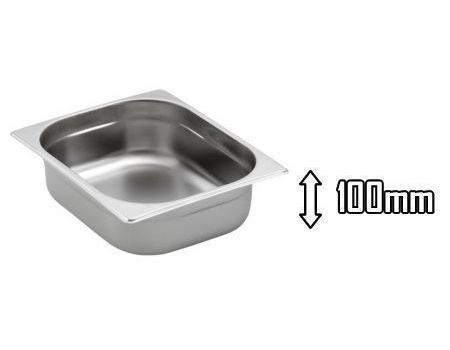 Bac gastro inox GN 1/2 profondeur 100mm
