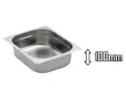 5 Bacs gastro inox GN 1/2 profondeur 100mm