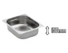 5 Bacs gastro inox GN 1/2 profondeur 150mm