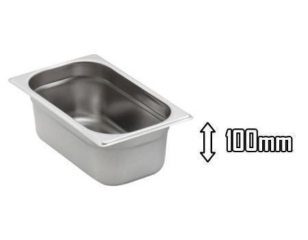 Bac gastro inox GN 1/4 profondeur 100mm