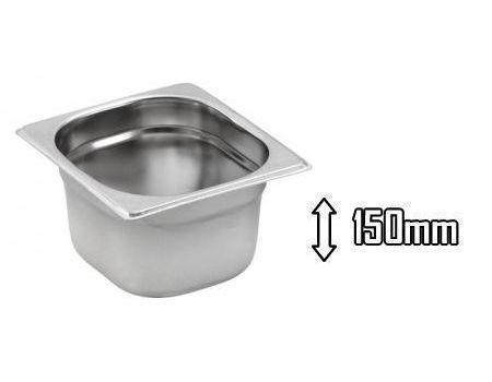 Bac gastro inox GN 1/6 profondeur 100mm