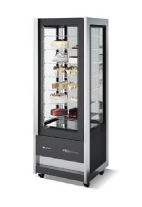 Vitrine rfrigre 4 faces vitres positive ventile ISA - Cristal Tower
