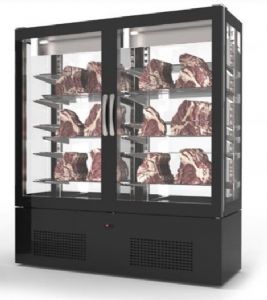 Vitrine de maturation 4 faces vitres 900L SAYL - AVV12PC