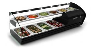 Vitrine  tapas rfrigre 4xGN1/3 et 6xGN1/6 SHARK SAYL - V46
