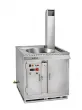 Friteuse professionnelle gaz 20 litres cuve conique sur socle InBlan