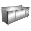 Table rfrigre ngative 3 portes avec dosseret REDFOX
