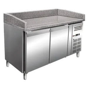Table  pizza 2 portes avec marbre REDFOX MTP 2D