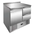 Saladette rfrigre 1 porte et 2 tiroirs inox REDFOX