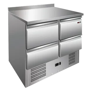 Saladette rfrigre 4 tiroirs inox REDFOX MTZ 904