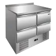 Saladette rfrigre 4 tiroirs inox REDFOX