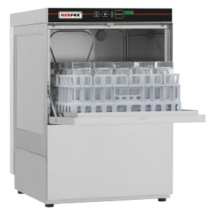 Lave-verres professionnel panier 35x35cm avec pompe de vidange REDFOX QQI 37 P