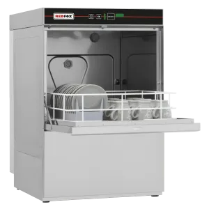 Lave-verres professionnel panier 40x40cm avec pompe de vidange REDFOX QQI 42 P