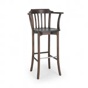 Tabouret de bar en bois fonc GRAND BAR SANDALYECI B00990 Tabouret