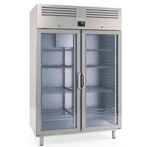 Frigo professionnel 2 portes negatif GN 2/1 compatible 60 Hz INFRICO AGB1402BTCR-60hz