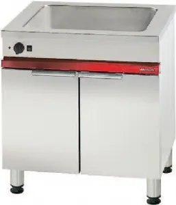 Bain-marie lectrique GN2/1 sur armoire chaude AMBASSADE CME810MCA