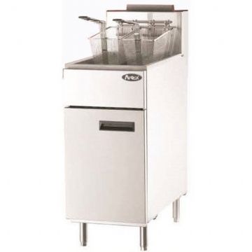 Friteuse professionnelle gaz 21 Litres sur placard ATOSA Friteuse professionnelle gaz 21 Litres sur placard ATOSA