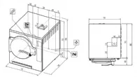 Four  vapeur sous pression 3 plaques GN 1/1 MODULINE - CVE031E CVE031E