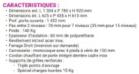 Cellule table de refroidissement et surglation 7 niveaux GN1/1 ou 400x600 ACFRI - RS 35 Table RS35T/RL