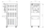 Machine  glaces italiennes  poser 7,5 Litres BORLONI - SOFT 3025 BM SOFT 3025 BM