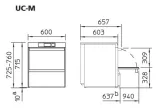 Lave verre bar panier 50x50cm UC SERIES WINTERHALTER - UC-M 012V0029