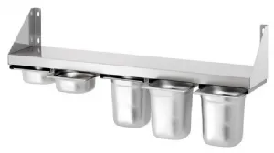 Etagère inox murale à épices - Longueur 1000mm BARTSCHER - 389100 389100