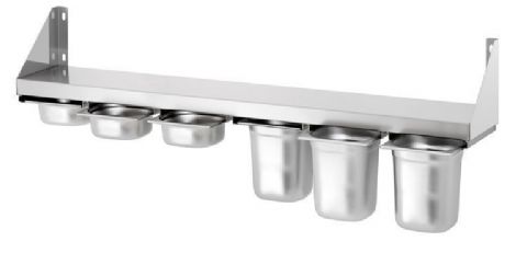 Etagère inox murale à épices - Longueur 1200mm BARTSCHER Etagère inox murale à épices - Longueur 1200mm BARTSCHER