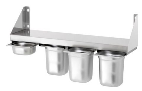 Etagère inox murale à épices - Longueur 800mm BARTSCHER Etagère inox murale à épices - Longueur 800mm BARTSCHER