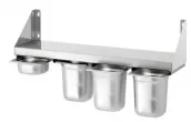 Etagère inox murale à épices - Longueur 800mm BARTSCHER - 389080