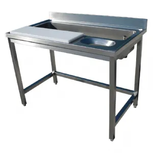 Table de prparation inox pour viande et poisson 2000x700mm BERTRAND - PLPV/2070 PLPV/2070+PP/0