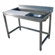 Table de prparation inox pour viande et poisson 1600x700mm BERTRAND - PLPV/1670