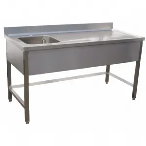 Table du chef inox cuve  gauche 2000x700mm BERTRAND - TCGX/2070 TCGX/2070