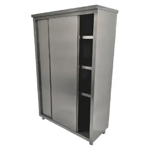 Armoire haute inox portes coulissantes - Longueur 1000mm BERTRAND - AHF/107 AHF/107