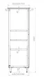 Armoire haute inox portes coulissantes - Longueur 1800mm BERTRAND - AHF/186 AHF/186