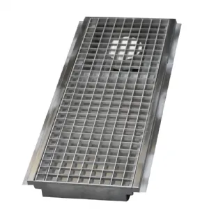 Caniveau de sol vacuation latrale 1000x400mm BERTRAND - CNL/104 CNL/104