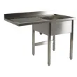 Plonge inox 1 bac avec gouttoir  gauche 1400x700mm BERTRAND - PL/1416G