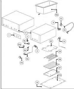 Pices dtaches pour bain-marie CASSELIN BM_CASSELIN