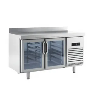 Table r�frig�r�e 2 portes vitr�es positif 700 de profondeur compatible 60 Hz INFRICO BMGN1470CR-60hz