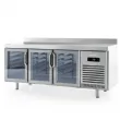 Table r�frig�r�e 3 portes vitr�es positif 700 de profondeur compatible 60 Hz INFRICO